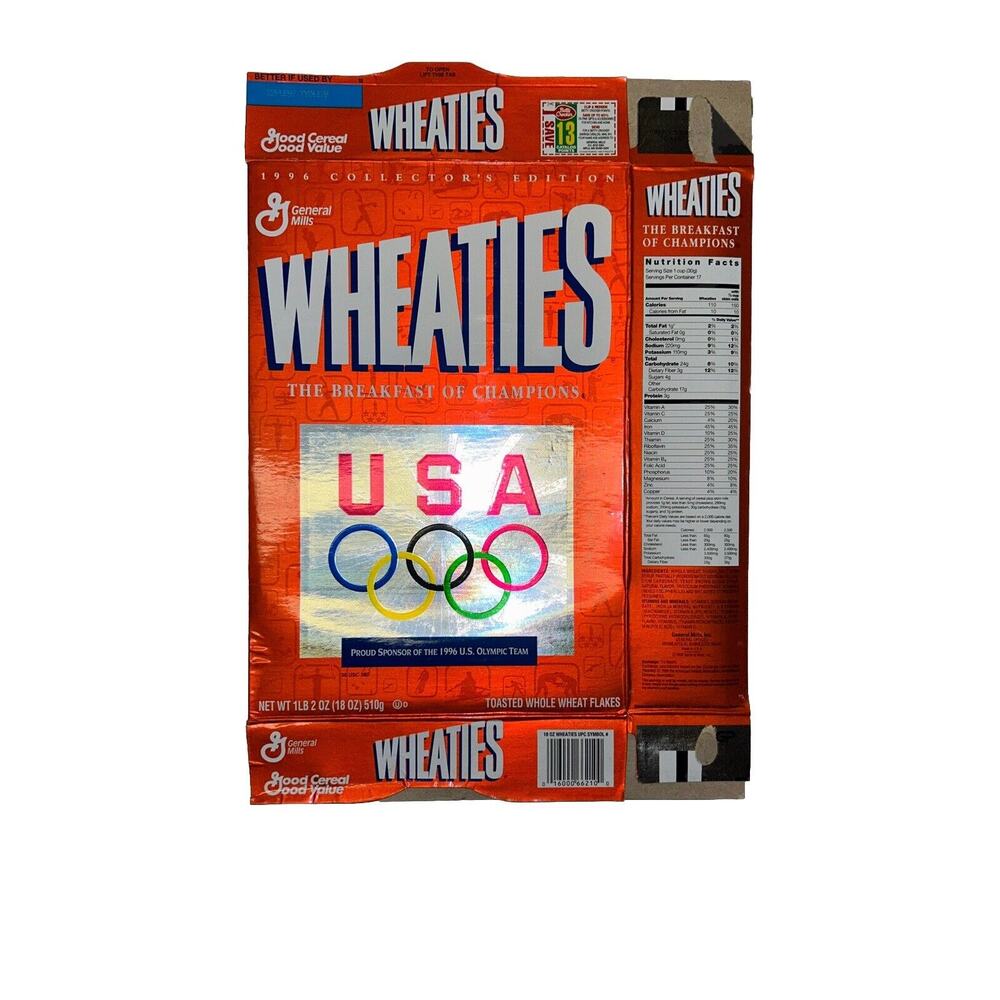 1996 Olympics Wheaties Box Commemorative USA Olympic Team